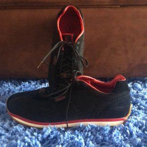 Vintage Men's Ralph Lauren Polo Sneakers - Black - Size 10.5